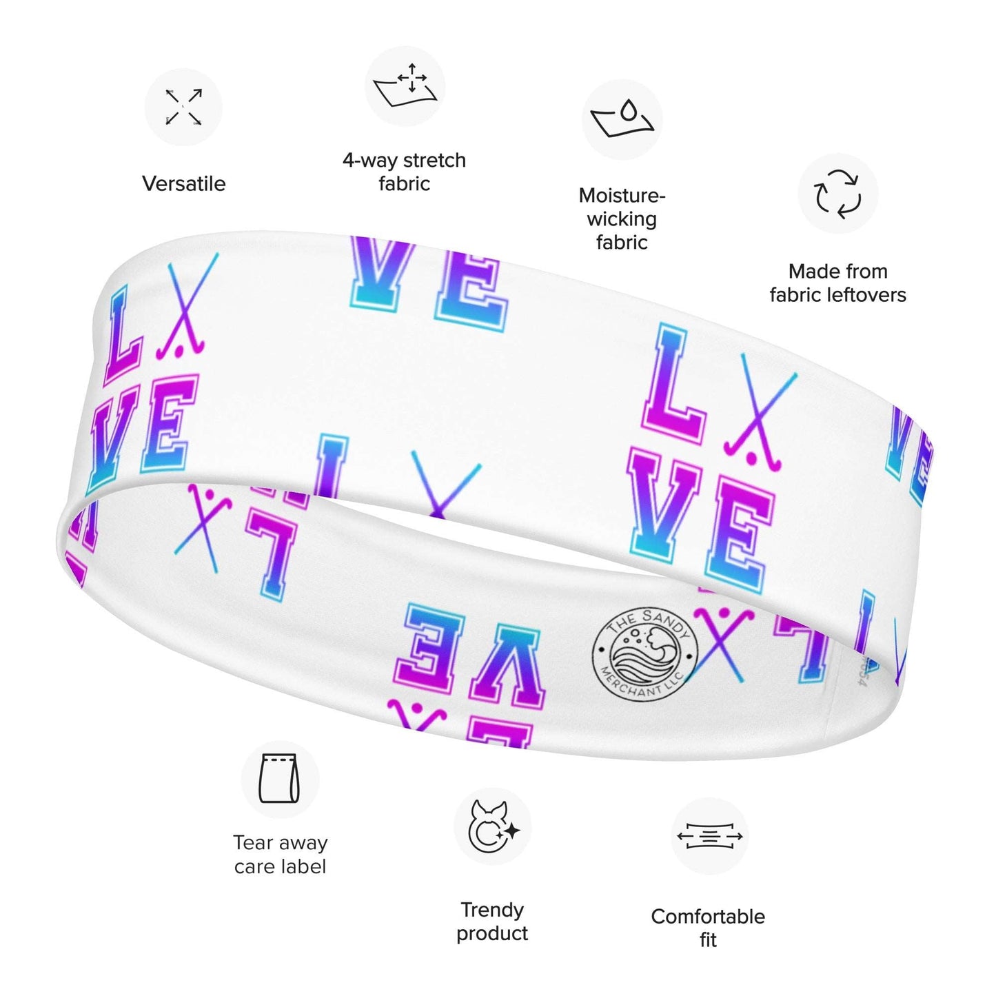 Field Hockey Love Headband