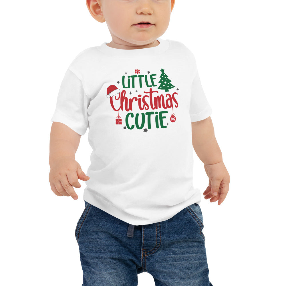 Little Christmas Cutie Baby Tee