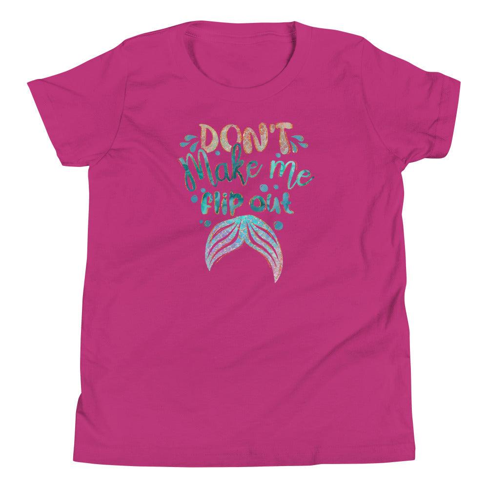 Don't Make Me Flip Out Youth Short Sleeve T-Shirt - The Sandy Merchant
