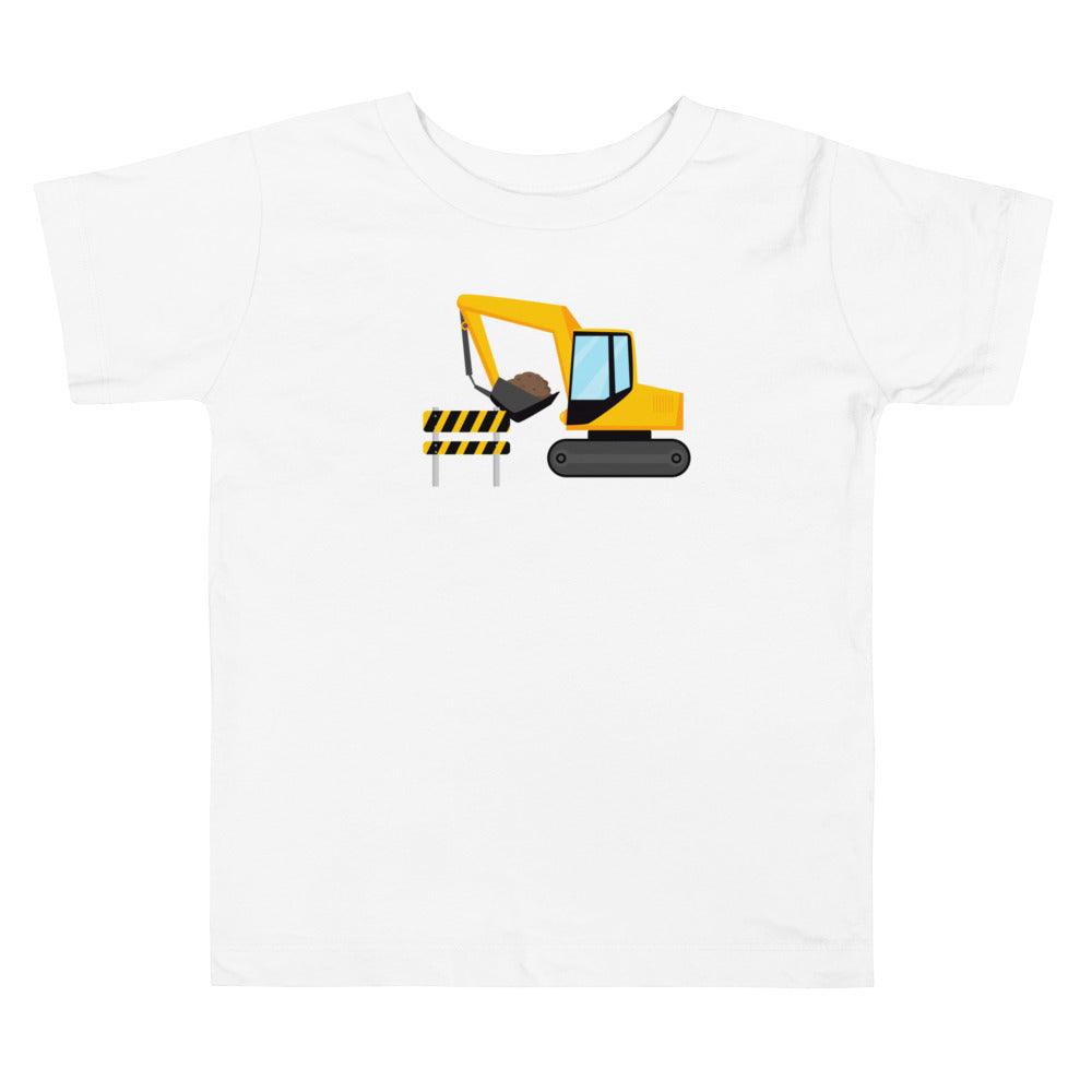 Excavator Toddler Short Sleeve Tee - The Sandy Merchant