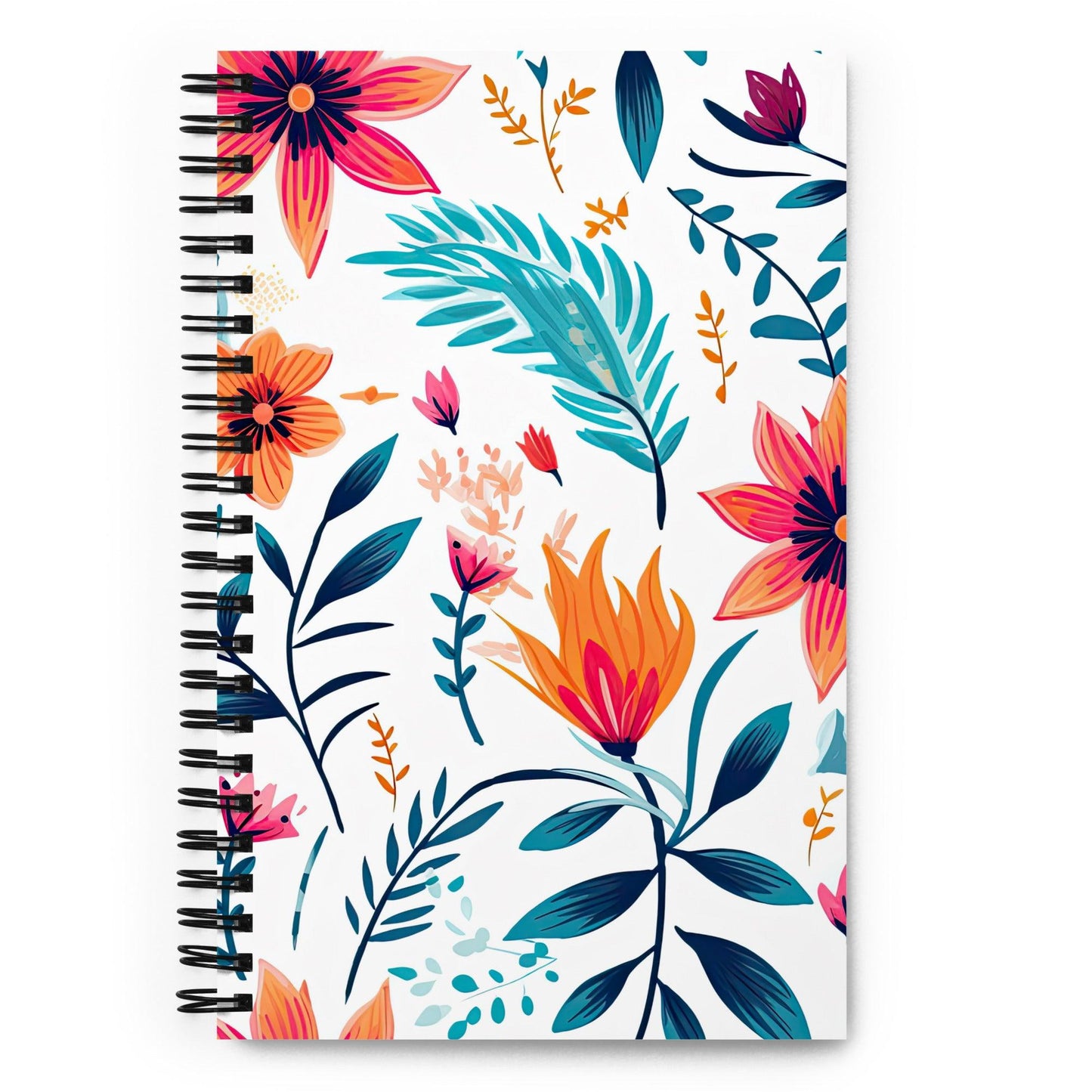 Feisty Floral Spiral notebook - The Sandy Merchant