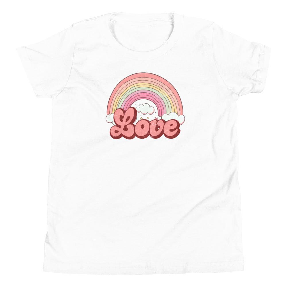 Love Rainbow Youth Short Sleeve T-Shirt - The Sandy Merchant