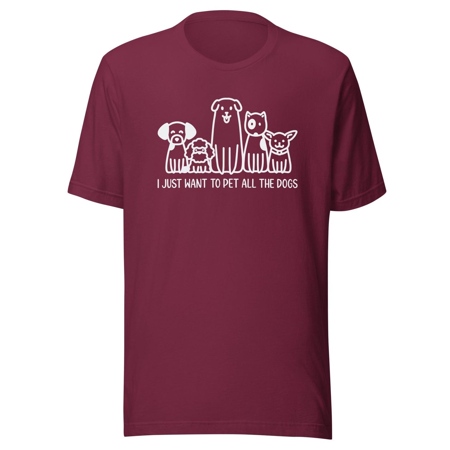 Pet All The Dogs Unisex t-shirt - The Sandy Merchant
