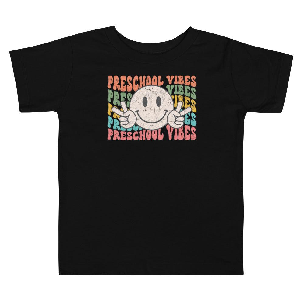Preschool Vibes Toddler Short Sleeve Tee - The Sandy Merchant