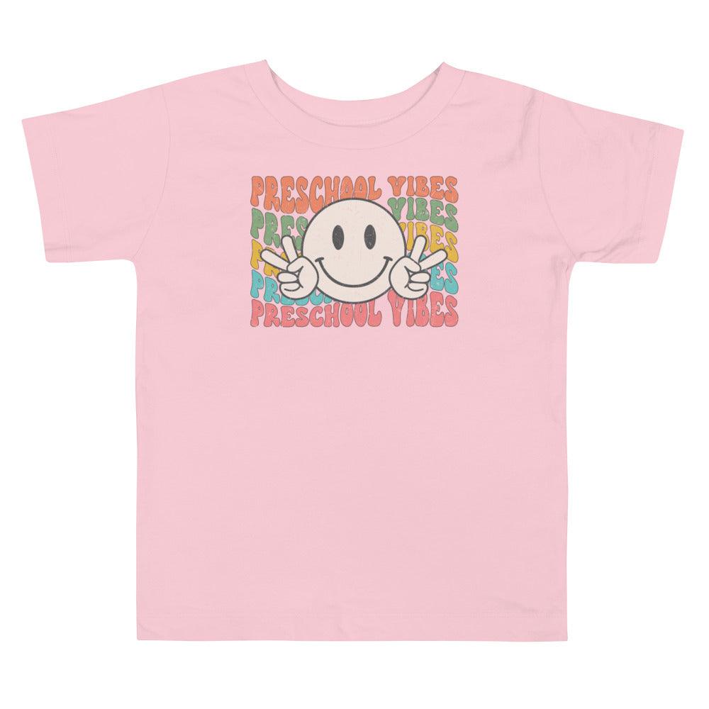 Preschool Vibes Toddler Short Sleeve Tee - The Sandy Merchant