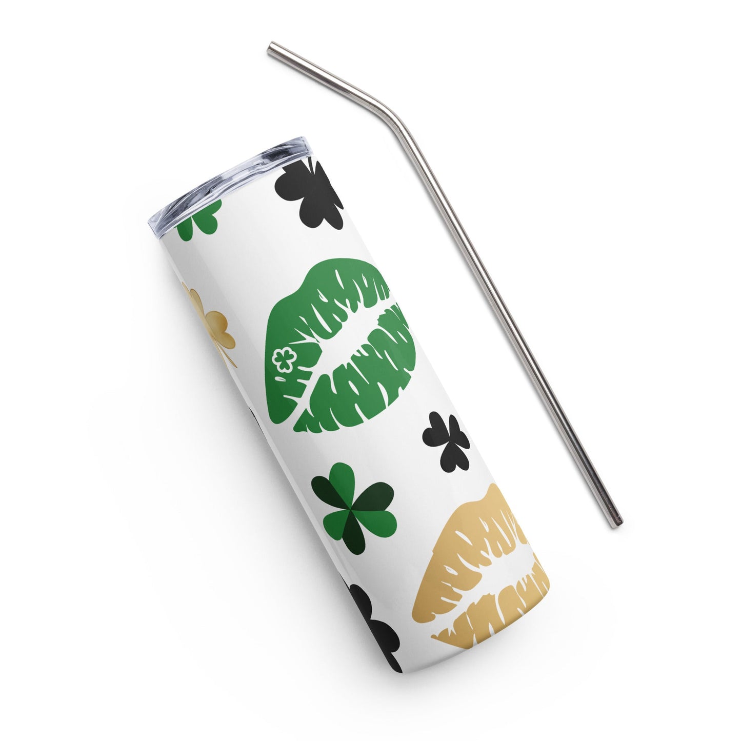 Kiss Me Irish Stainless steel tumbler