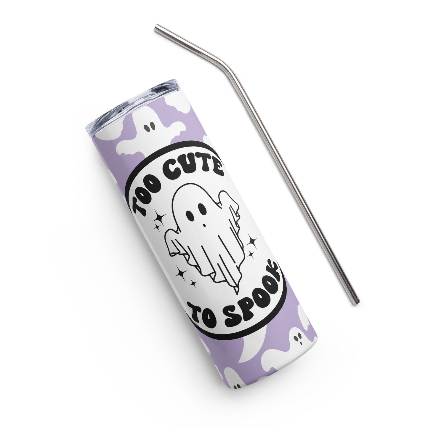 Too Cute To Spook Stainless steel tumbler - The Sandy Merchant