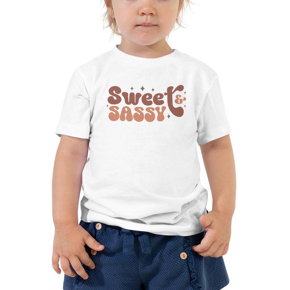 Sweet & Sassy Toddler Short Sleeve Tee - The Sandy Merchant