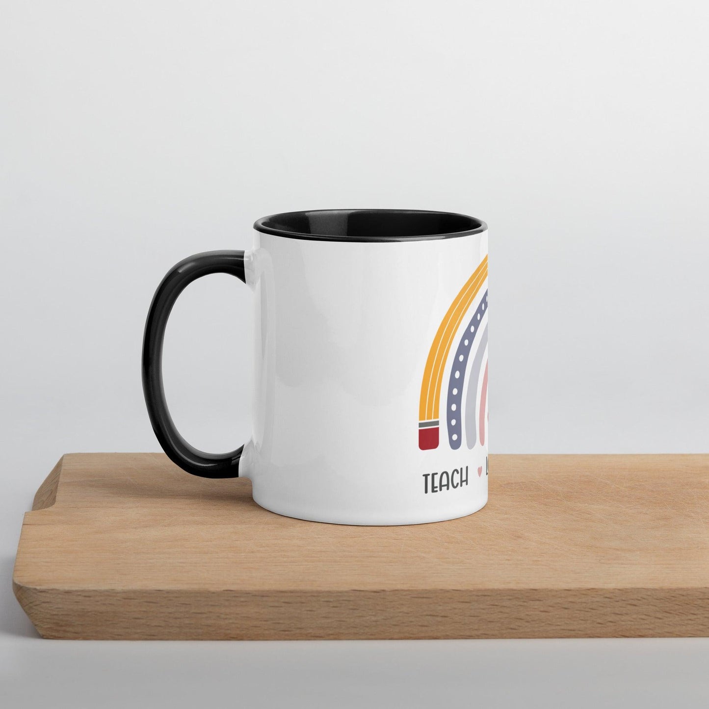 Teacher Pencil Mug with Color Inside - The Sandy Merchant
