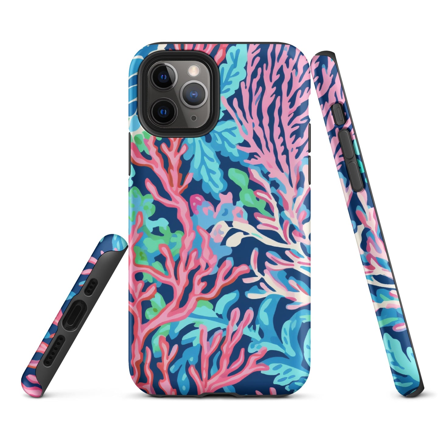 Preppy Coral Tough Case for iPhone®
