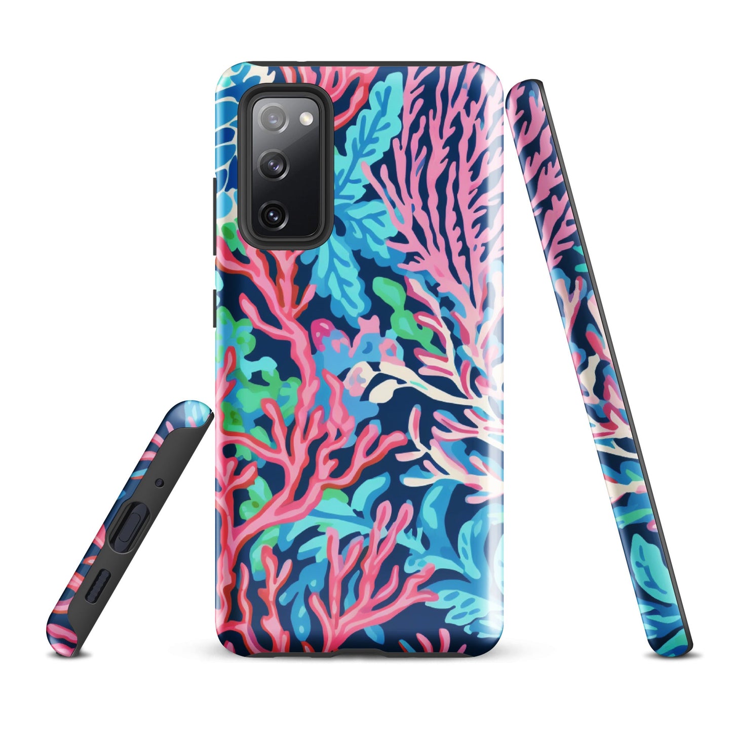 Preppy Coral Tough case for Samsung®