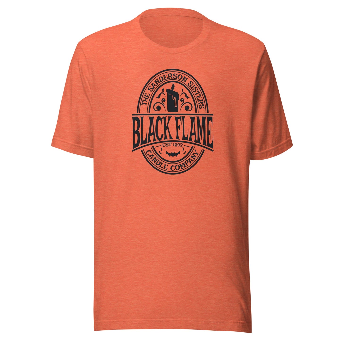 Hocus Pocus Black Flame Candle Unisex t-shirt - The Sandy Merchant