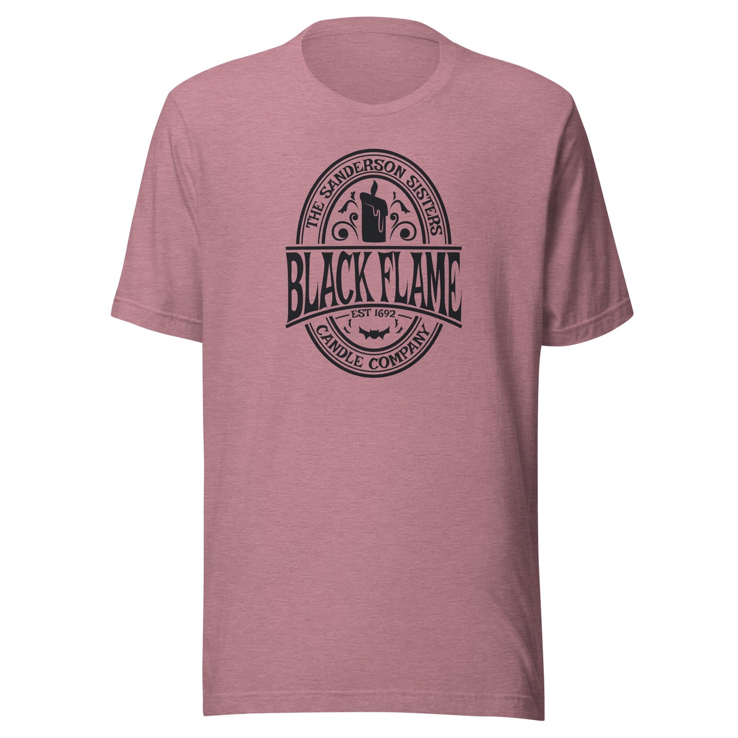 Hocus Pocus Black Flame Candle Unisex t-shirt - The Sandy Merchant
