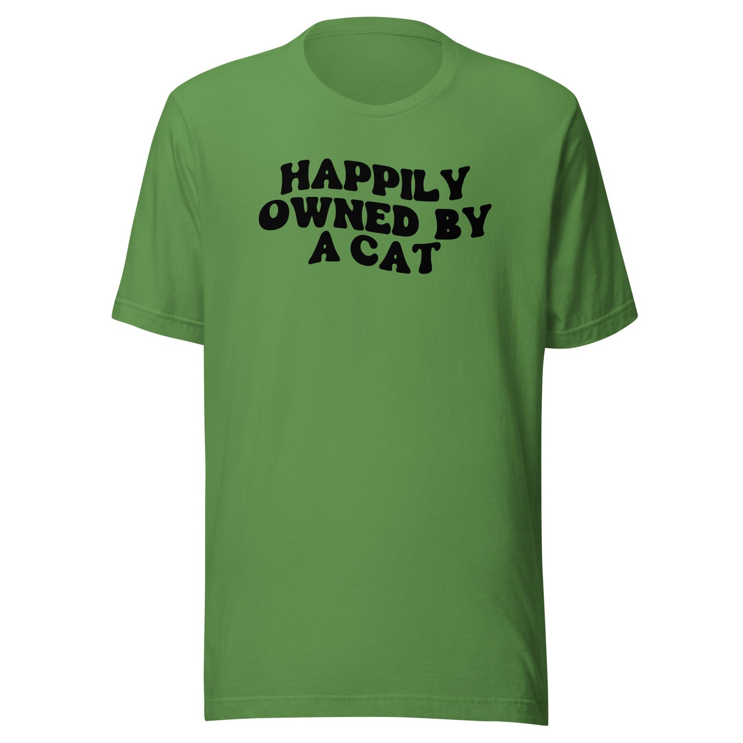 Happily Owned by a Cat t-shirt - The Sandy Merchant