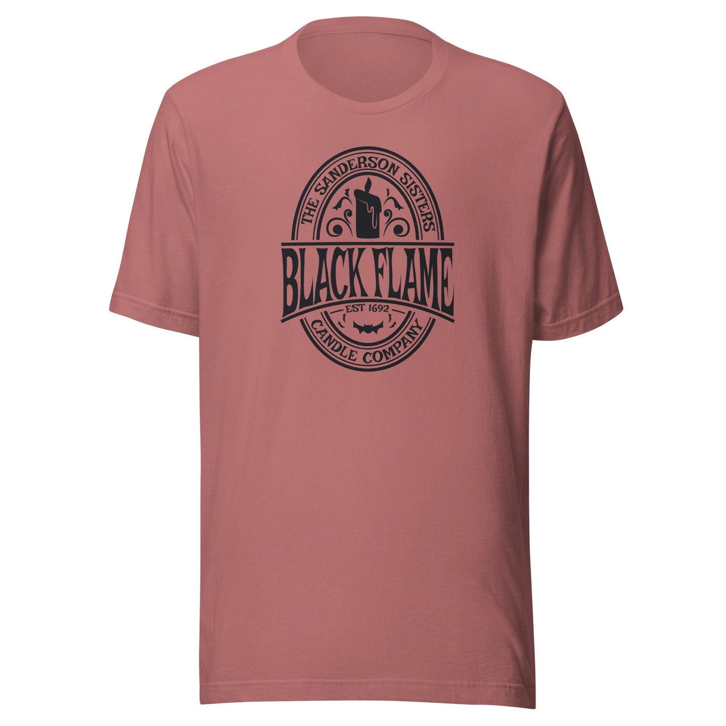 Hocus Pocus Black Flame Candle Unisex t-shirt - The Sandy Merchant