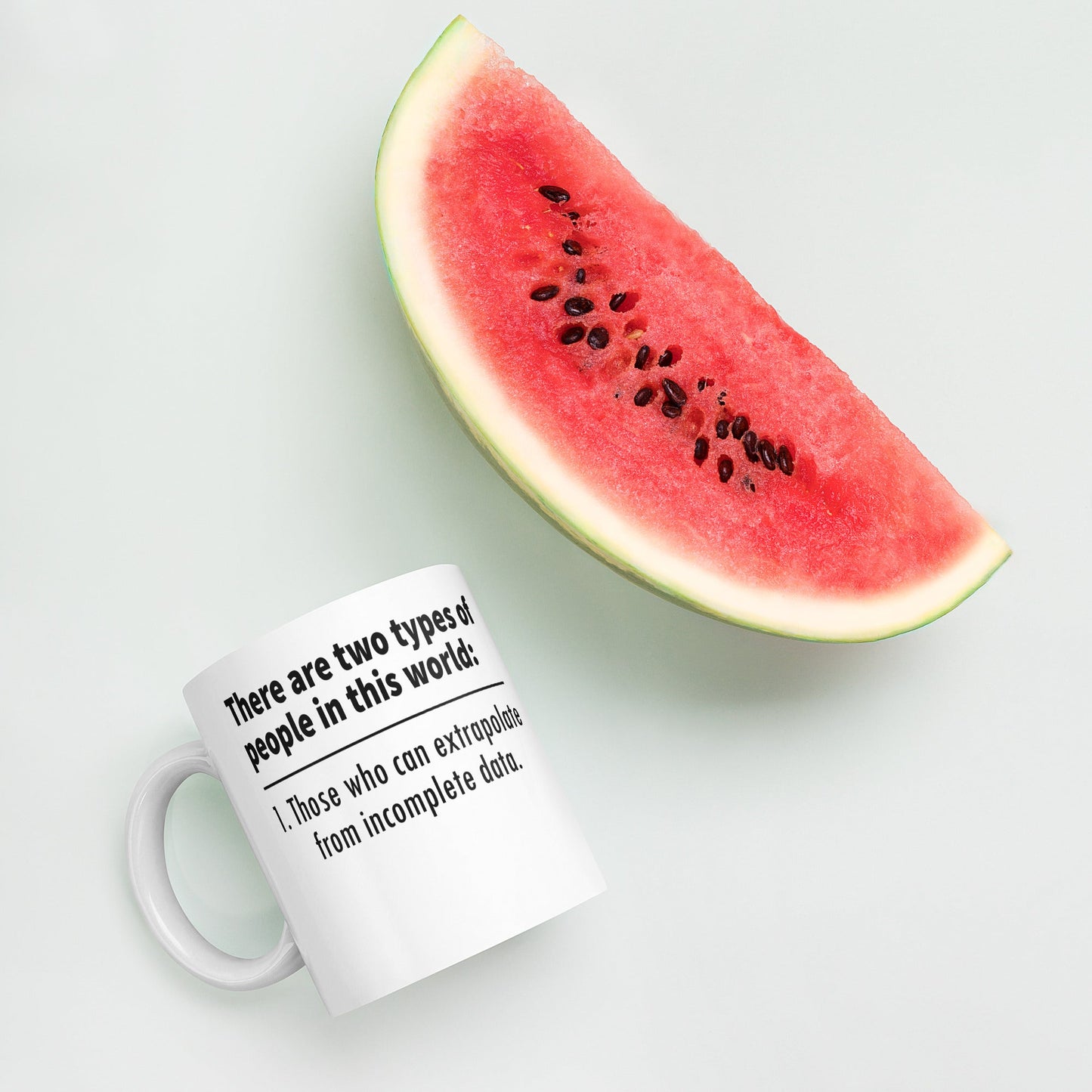 Two Types of People mug