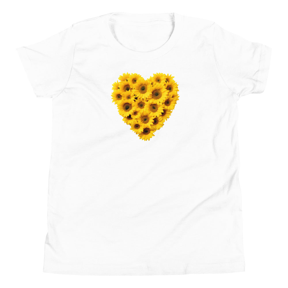 Sunflower Heart Youth T-Shirt - The Sandy Merchant