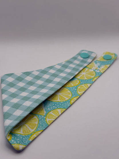 Refreshing Lemon Reversible Bandana