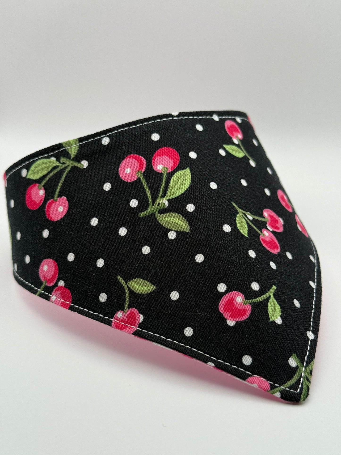 Cherry Picnic Reversible Bandana