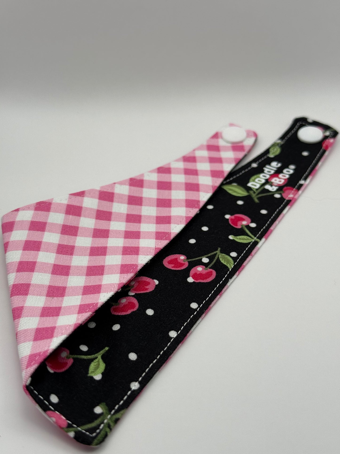Cherry Picnic Reversible Bandana