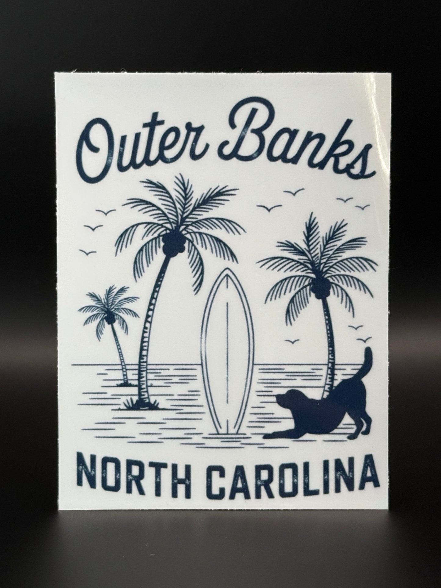 Outer Banks Dog Sticker