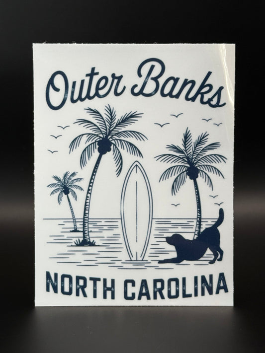 Outer Banks Dog Sticker