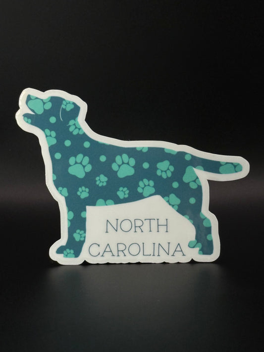 NC Paw Print Dog