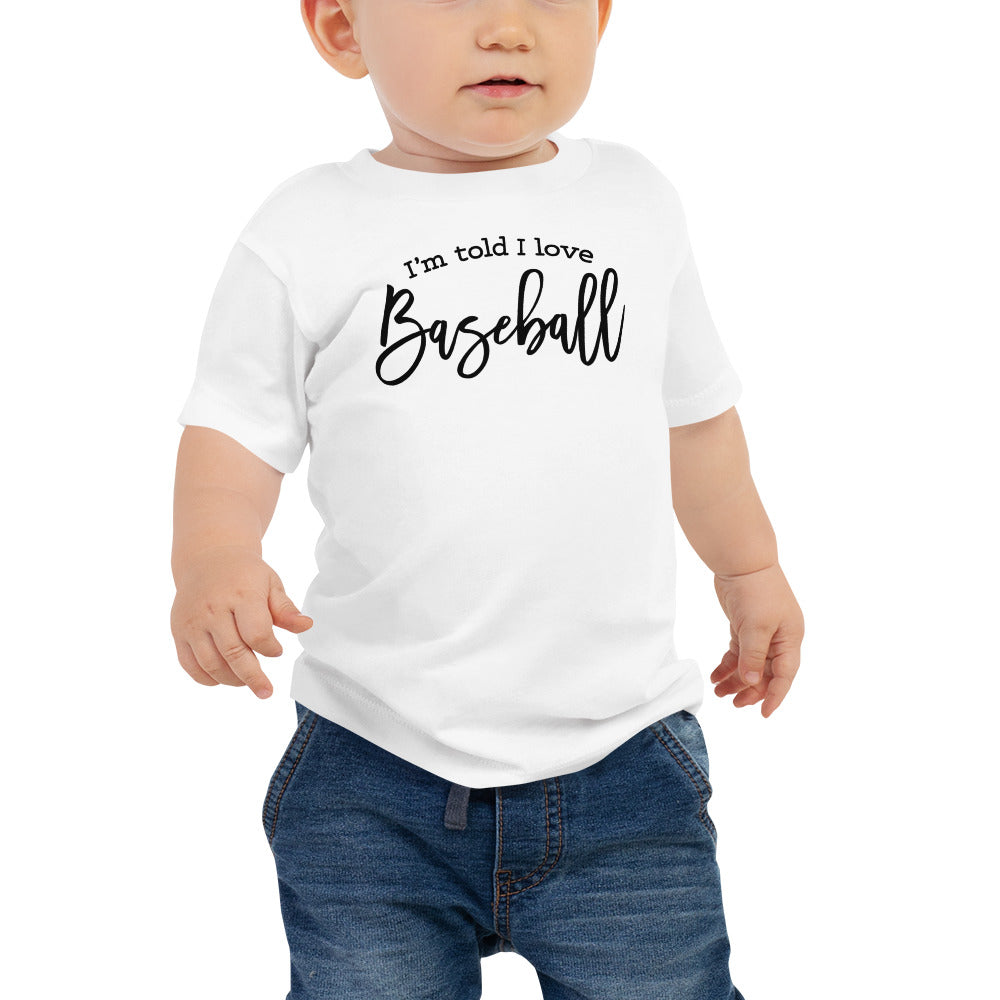 Baseball Baby Jersey Short Sleeve Tee - The Sandy Merchant