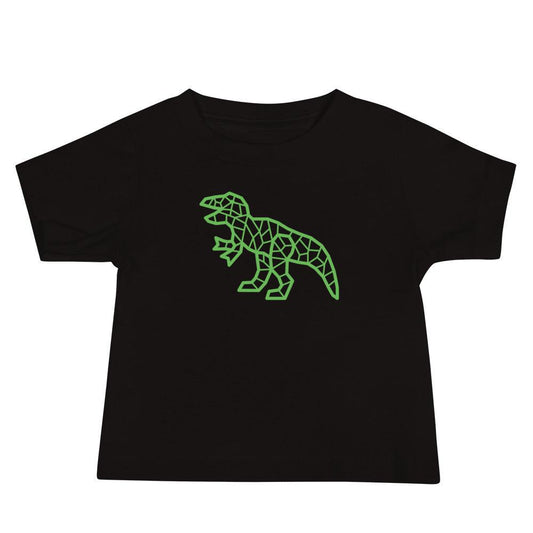 Dino Stencil Baby Jersey Short Sleeve Tee - The Sandy Merchant