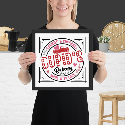 12X12" Cupid's Bakery Print