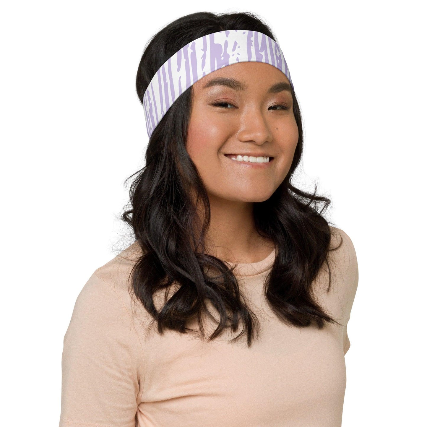 Lavender Stripe Headband - The Sandy Merchant
