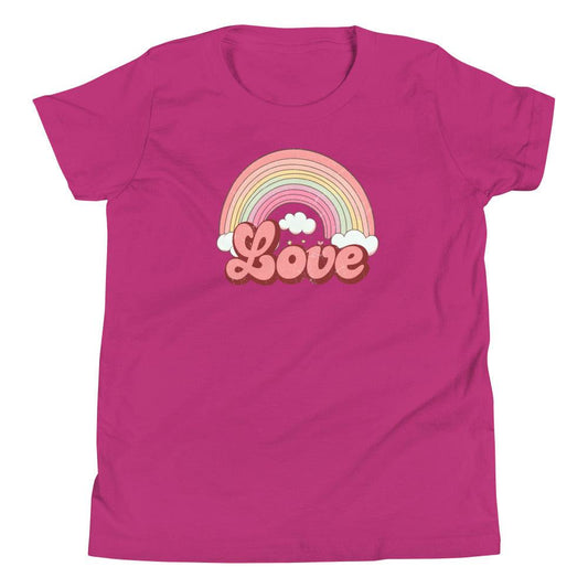 Love Rainbow Youth Short Sleeve T-Shirt - The Sandy Merchant