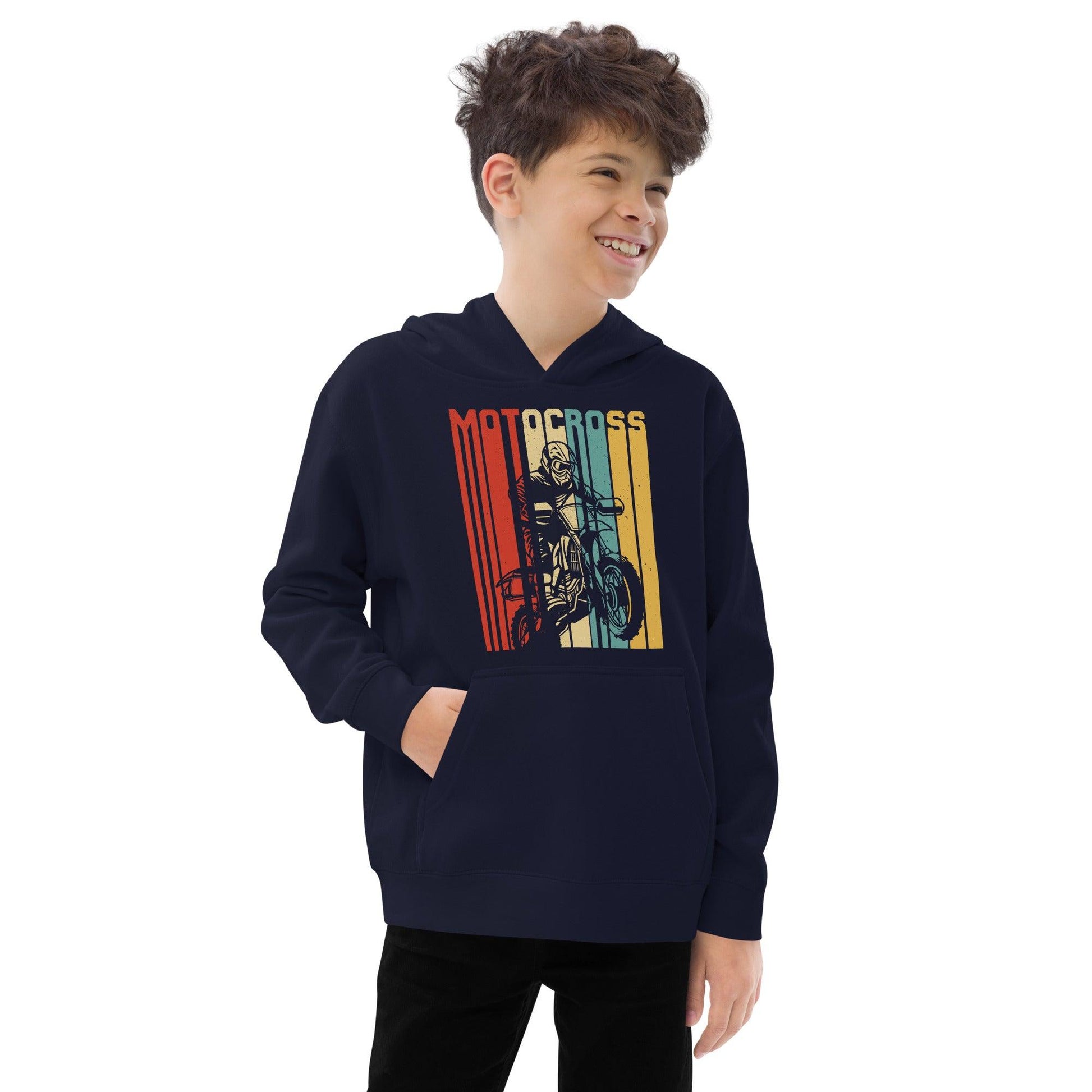 Motocross Kids fleece hoodie - The Sandy Merchant