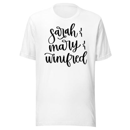 Sarah, Mary and Winifred t-shirt - The Sandy Merchant