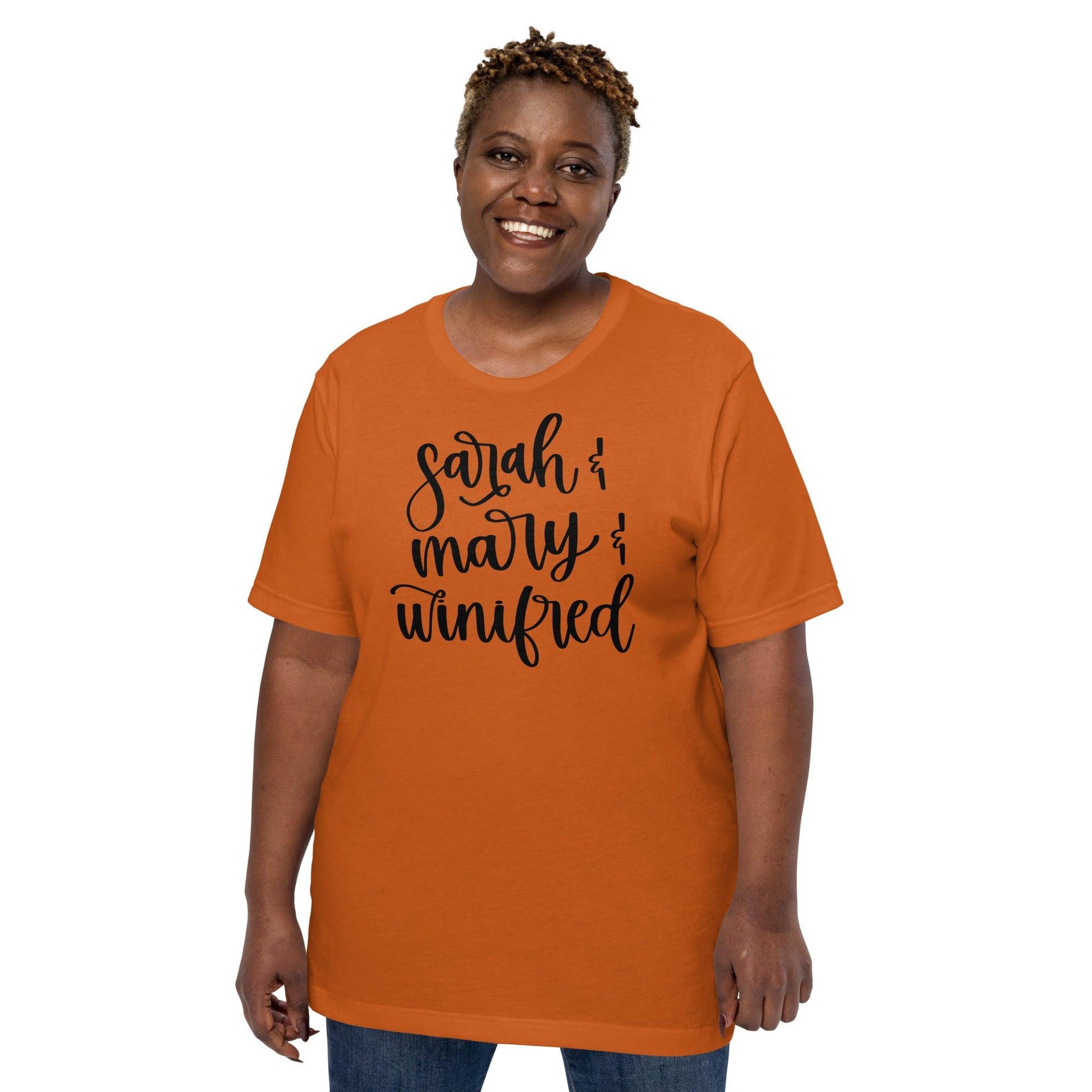 Sarah, Mary and Winifred t-shirt - The Sandy Merchant