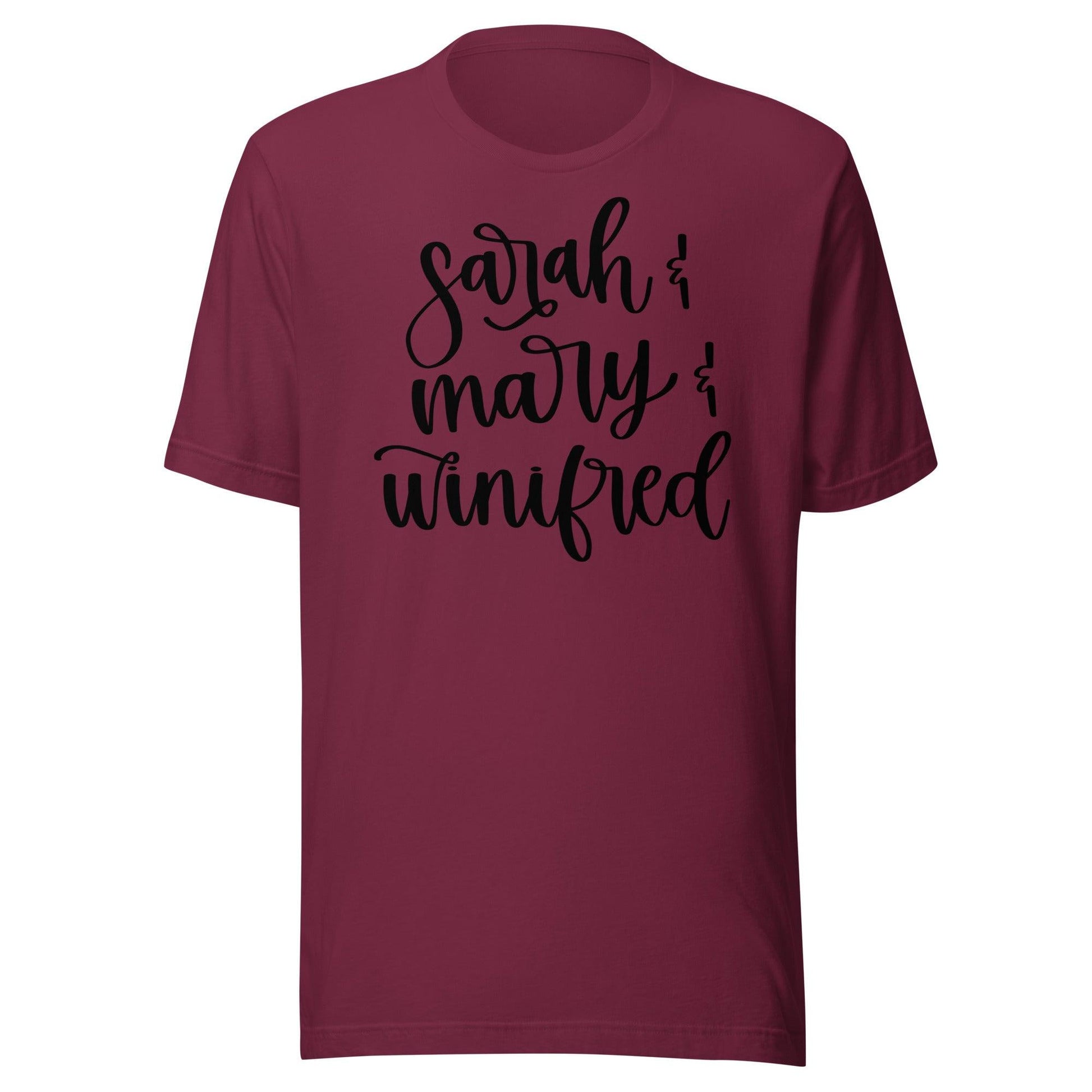 Sarah, Mary and Winifred t-shirt - The Sandy Merchant