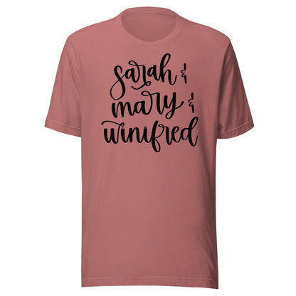 Sarah, Mary and Winifred t-shirt - The Sandy Merchant