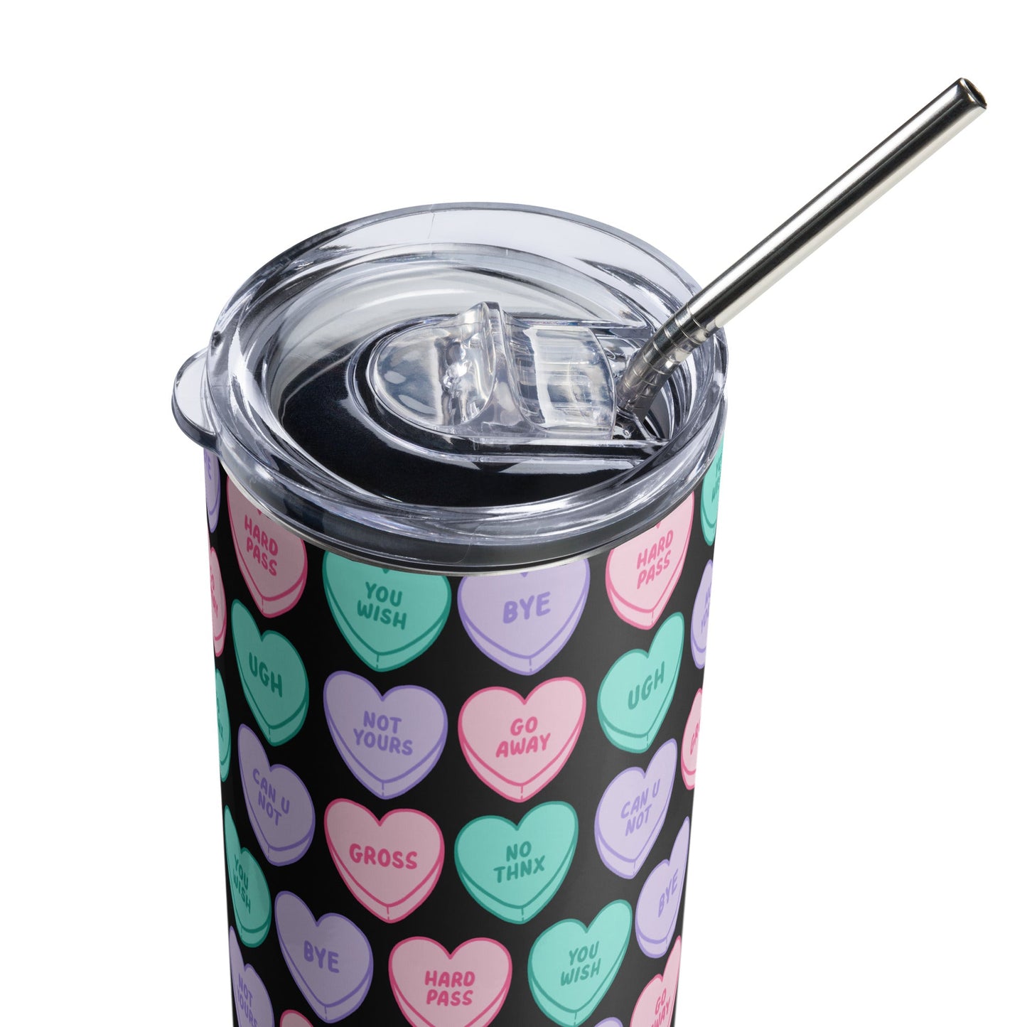 Candy Anti-Hearts tumbler