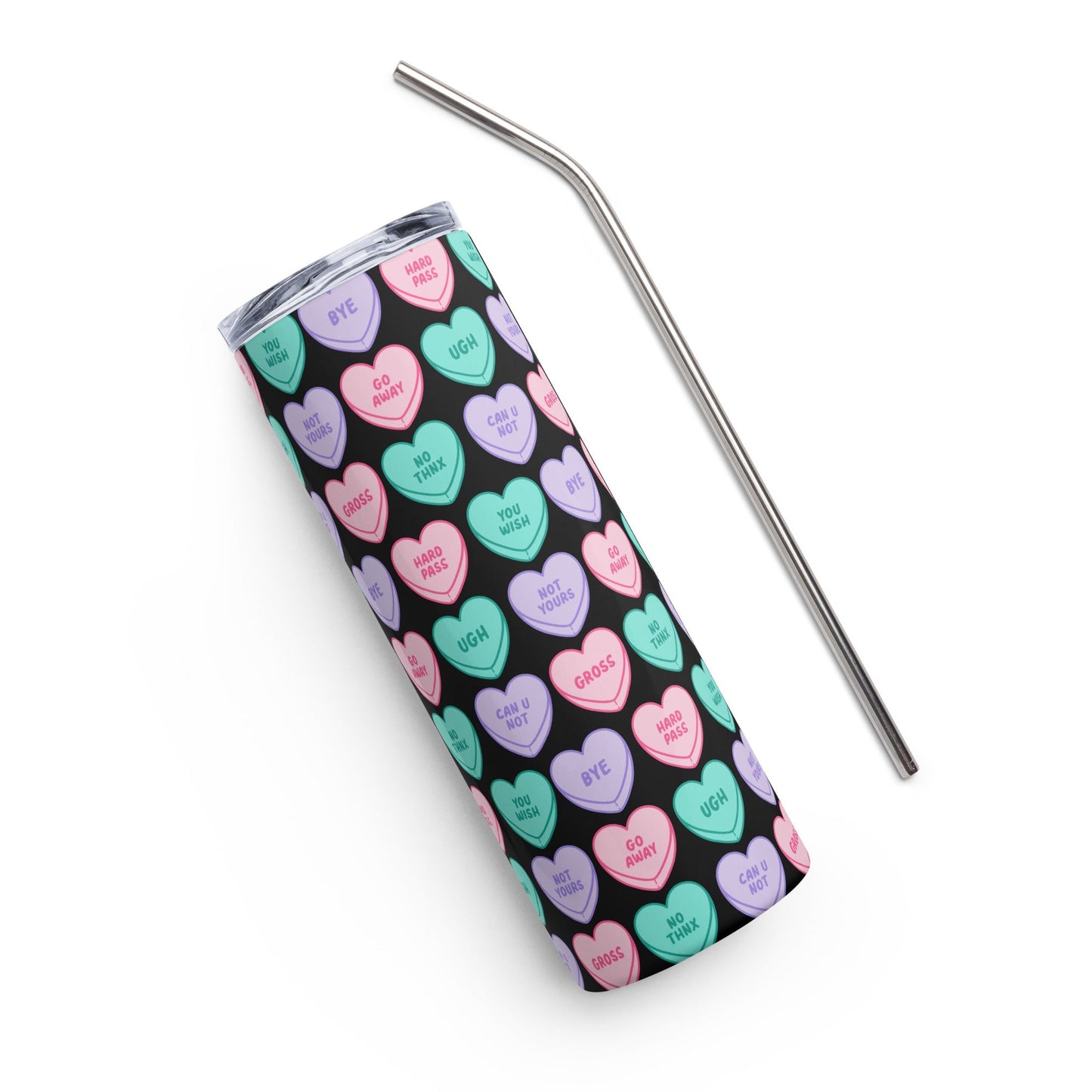 Candy Anti-Hearts tumbler