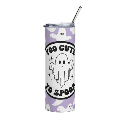 Too Cute To Spook Stainless steel tumbler - The Sandy Merchant