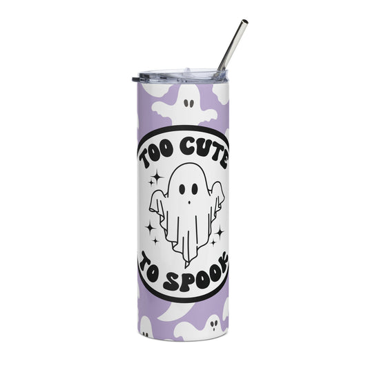 Too Cute To Spook Stainless steel tumbler - The Sandy Merchant