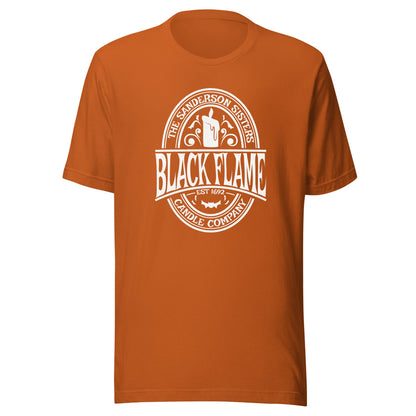 Hocus Pocus Black Flame Candle Unisex t-shirt - The Sandy Merchant