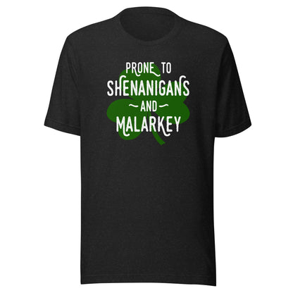 Shenanigans and Malarkey t-shirt