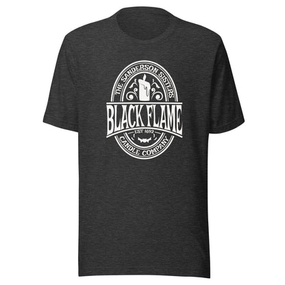 Hocus Pocus Black Flame Candle Unisex t-shirt - The Sandy Merchant