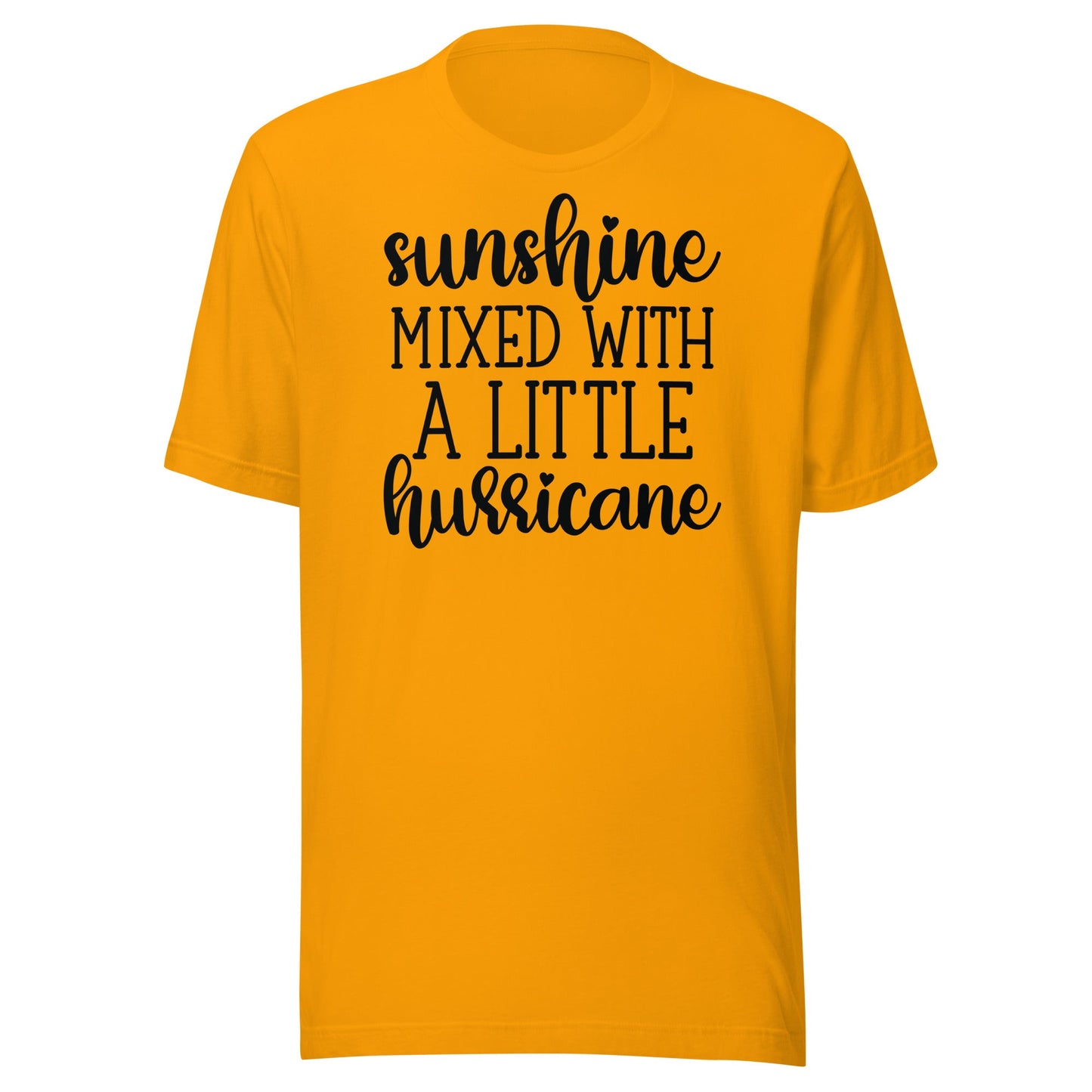 Sunshine and Hurricane t-shirt - The Sandy Merchant