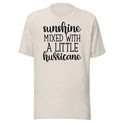 Sunshine and Hurricane t-shirt - The Sandy Merchant