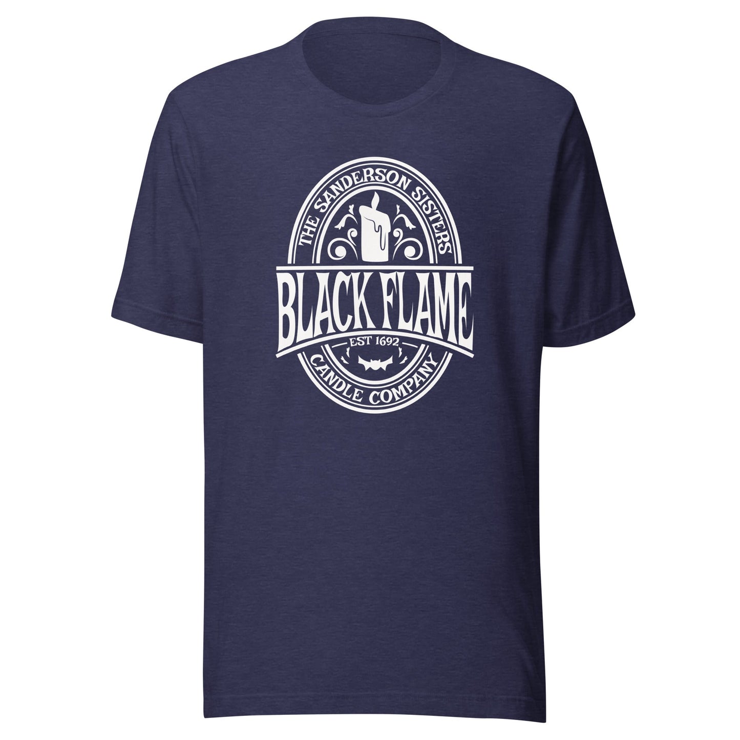 Hocus Pocus Black Flame Candle Unisex t-shirt - The Sandy Merchant