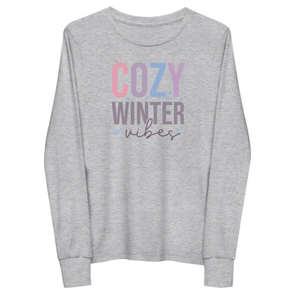 Cozy Winter Vibes long sleeve tee - The Sandy Merchant