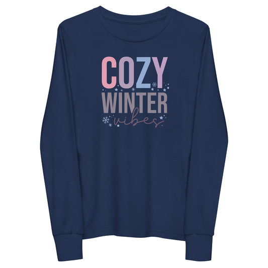 Cozy Winter Vibes long sleeve tee - The Sandy Merchant
