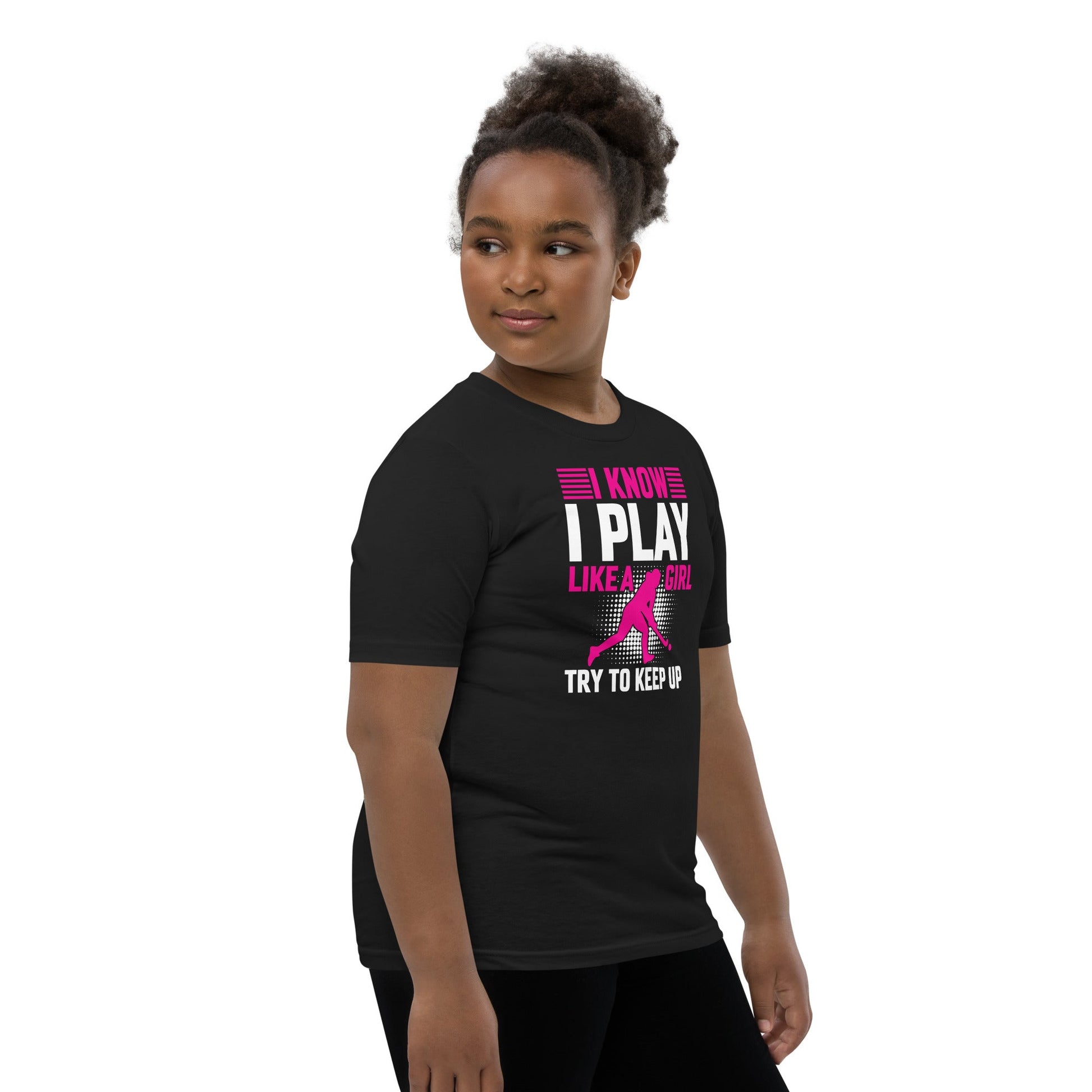 Play Like a Girl Youth Field Hockey T-Shirt - The Sandy Merchant
